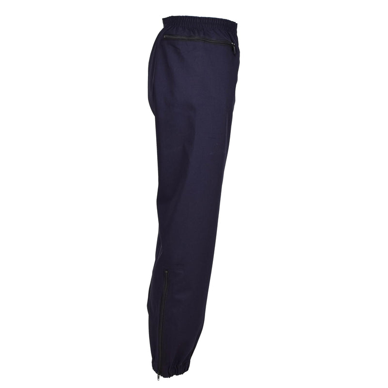 Genuine Dutch army rain pants Gore-Tex waterproof outdoor wet weather trousers
