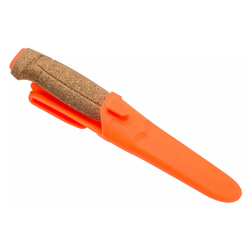 MORAKNIV Floating serrated knife universal fixed blade stainless steel orange