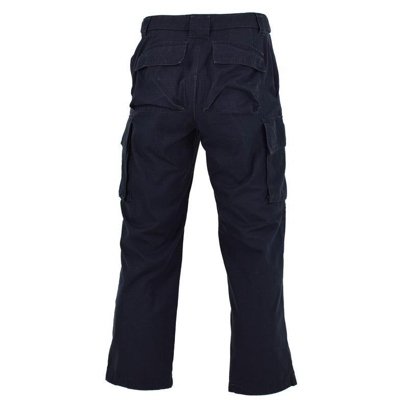 Genuine British police ripstop pants blue trousers surplus