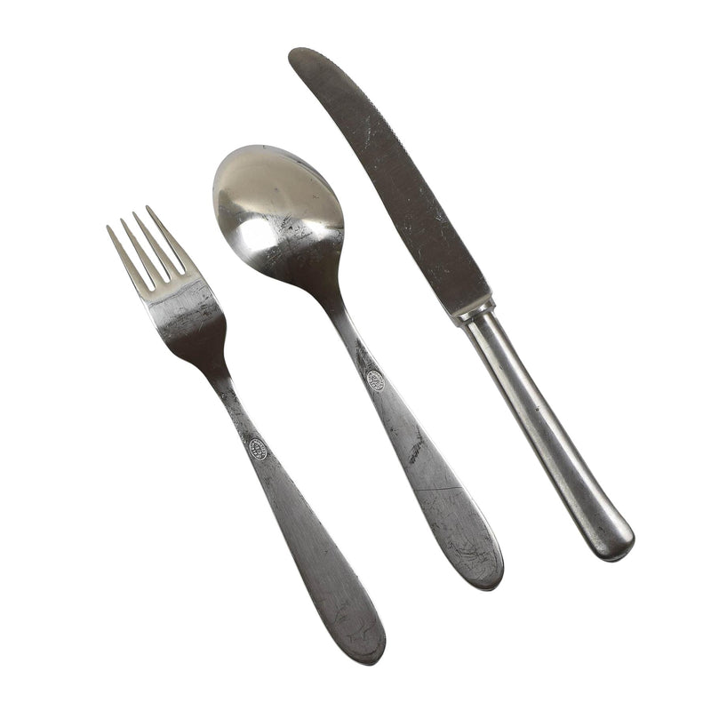 Genuine Norwegian army Cutlery stainless steel eating utensils spoon fork knife