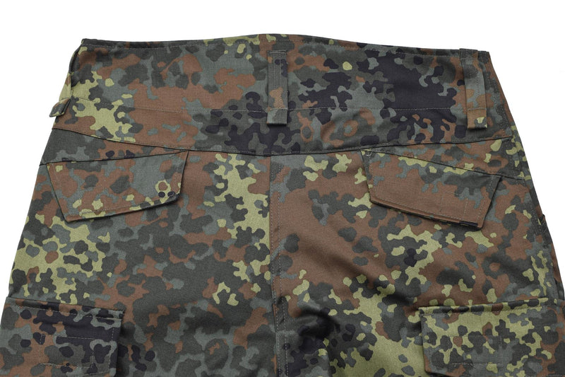 Leo Kohler military tactical pants explore flecktarn camo higher waist trousers