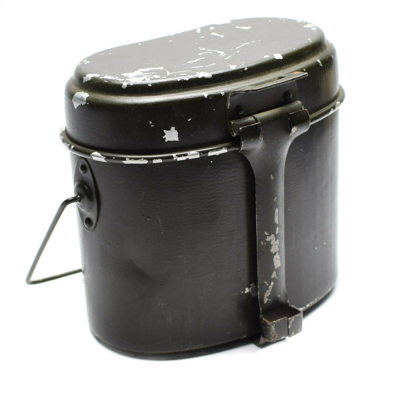 Genuine Romanian Army mess kit. Aluminium military bowler pot