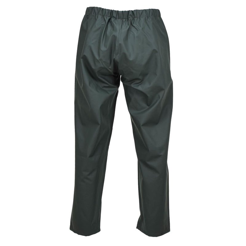 Genuine Belgian military wet weather pants waterproof outdoor olive trousers NEW