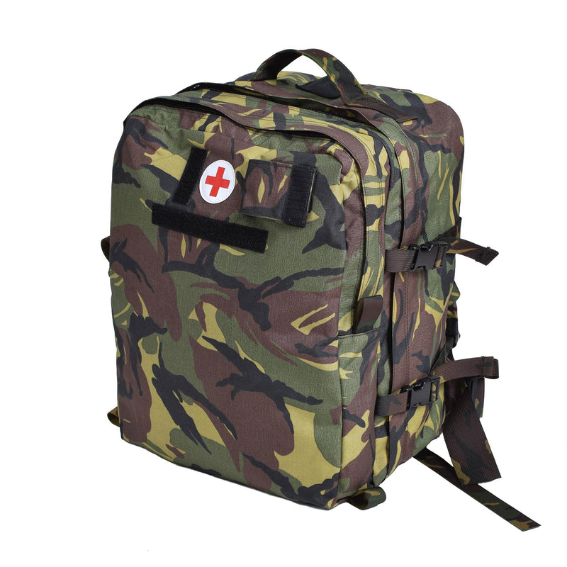 Genuine Dutch Military medic backpack paramedic rucksack waterproof DPM camo NEW