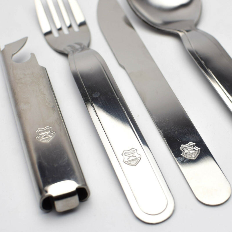 Genuine Hungarian army cutlery set 4 pcs Eating utensils military flatware NEW