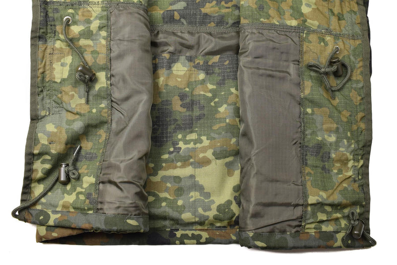 Mil-Tec Brand Jacket RipStop Smock German army Flecktarn Camo Parka Men's wear
