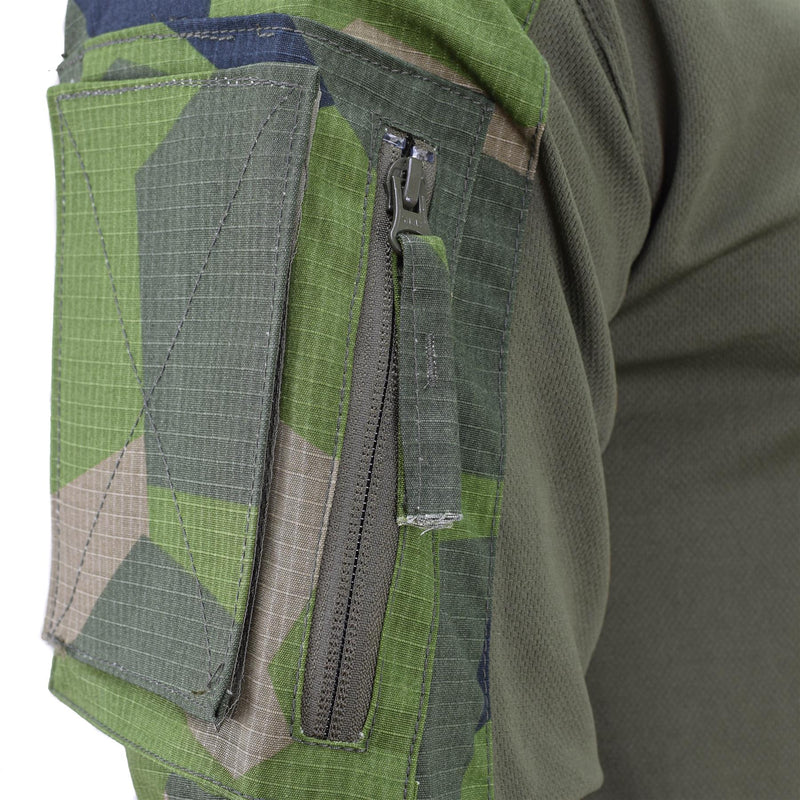 TACGEAR Brand Swedish Military style combat shirts field splinter camo underwear