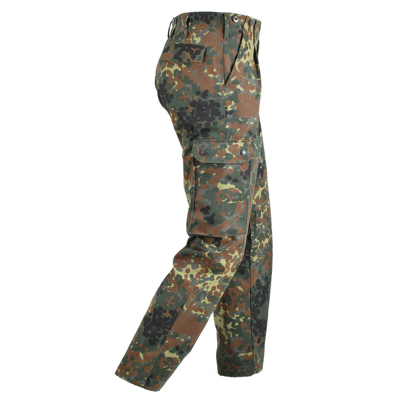 German Military style field cargo pants flecktarn camo combat army ACU trousers