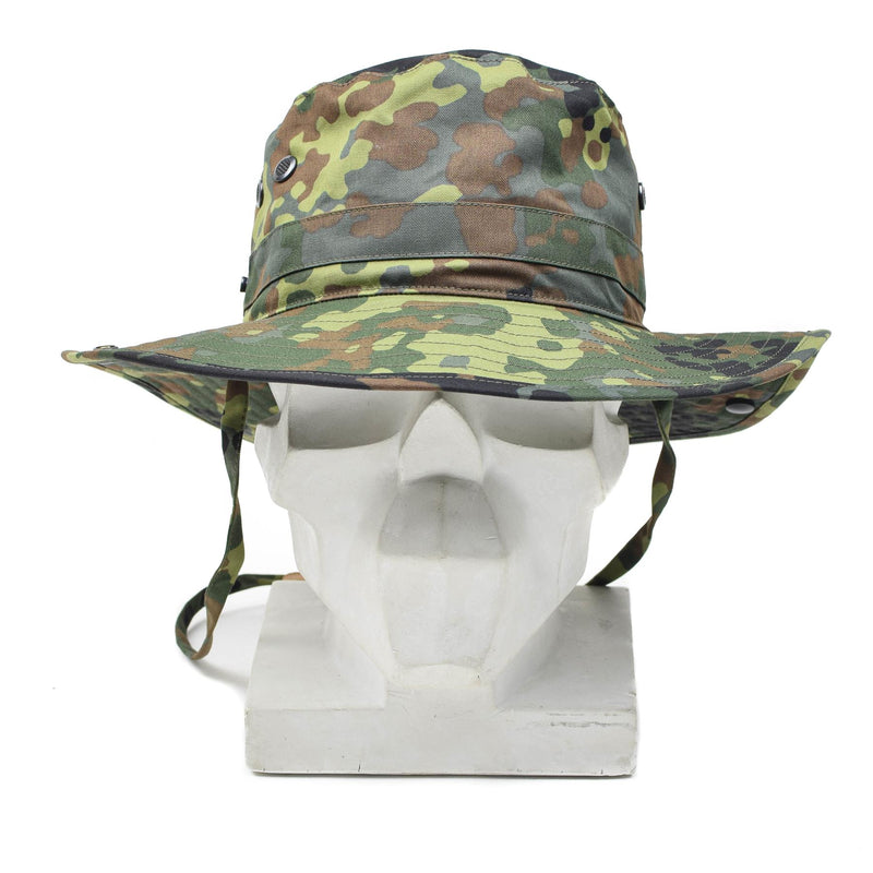 Original German Army Flecktarn boonie hat camping hunting outdoor summer cap NEW