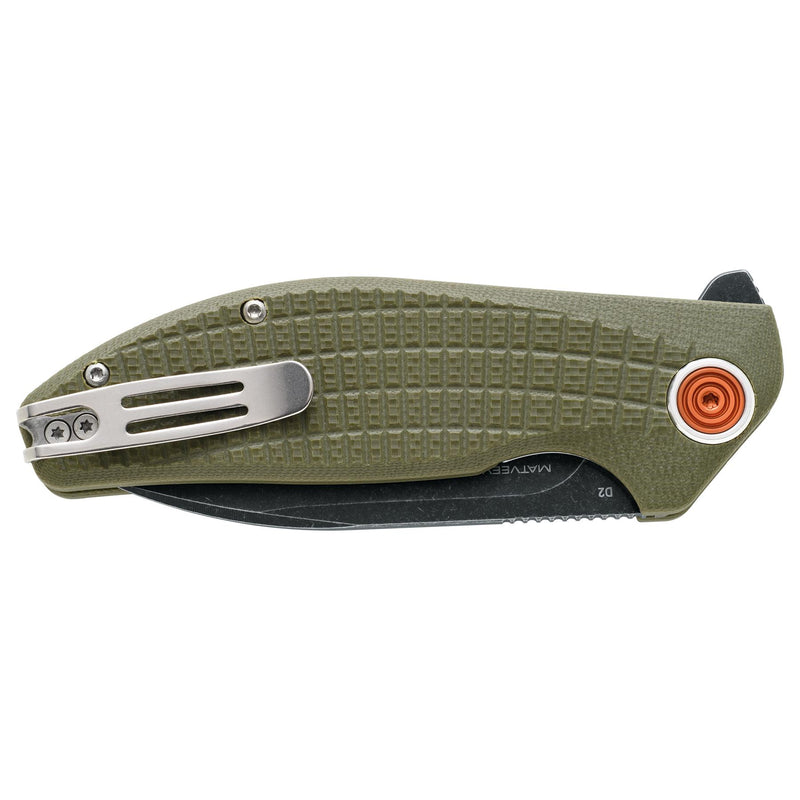 Fox Knives ACUTUS BF-764 OD Folding Pocket Knife Stainless Steel Blade D2