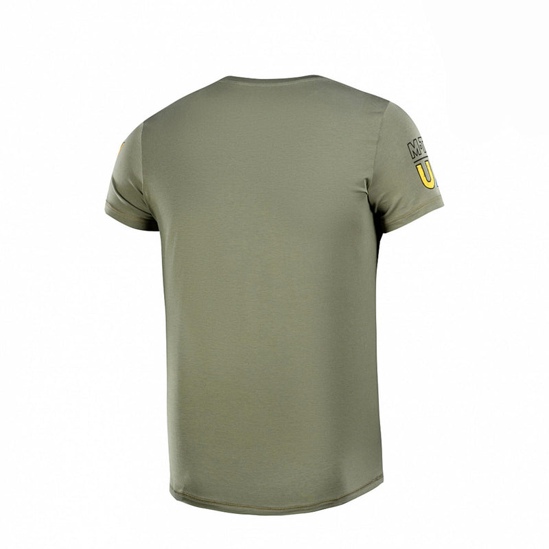 M-TAC Military style classic T-Shirt short sleeve underwear Ukrainian flag Olive