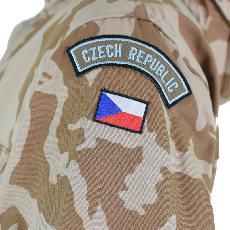 Original Czech army parka windproof jacket BDU desert camo military surplus NEW