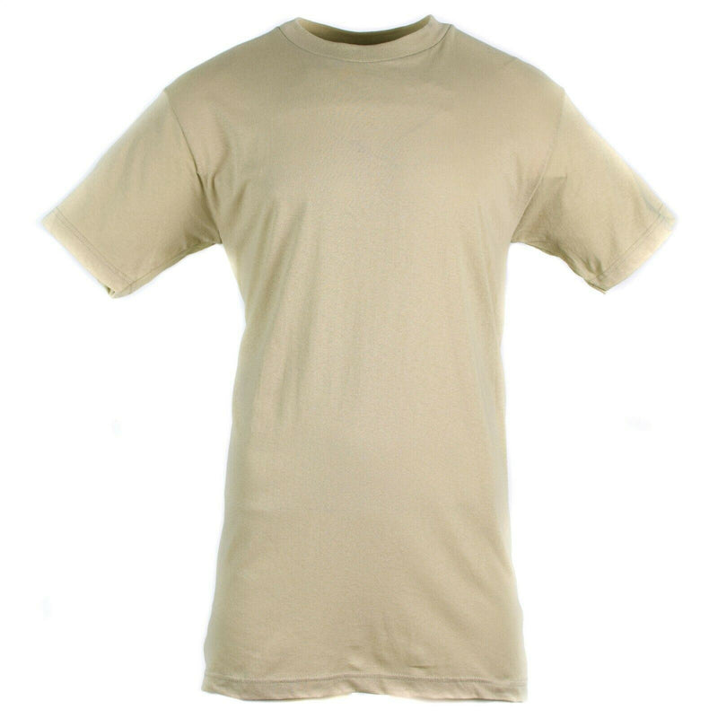 Genuine US army T-shirt Khaki combed cotton shirt short sleeves military NEW