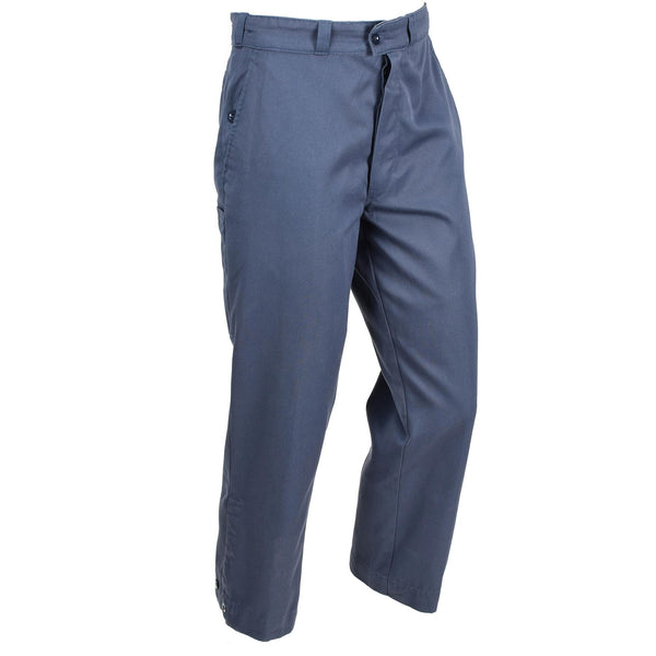 Genuine Swiss Civil Defense Trousers Blue Pants Combat Switzerland Military USED