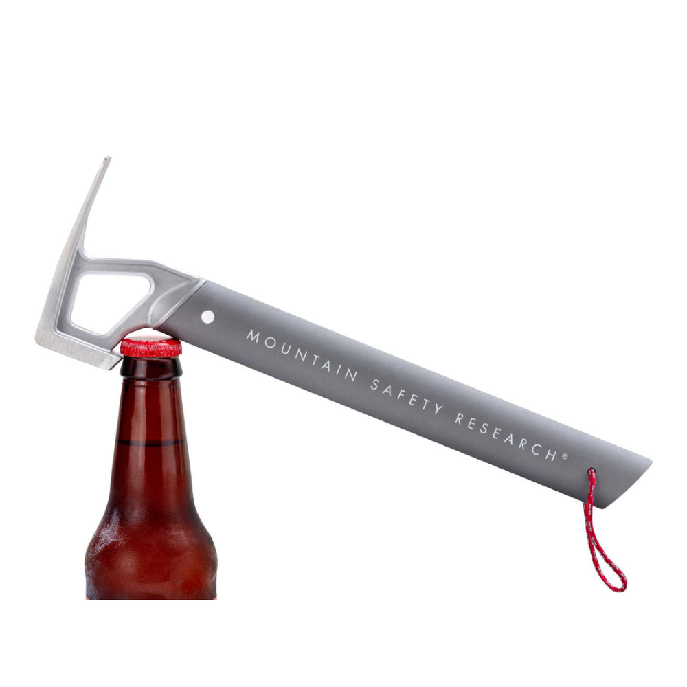 MSR Stake Hammer Tent Peg Puller Stainless Steel Bottle Opener Camping Grey
