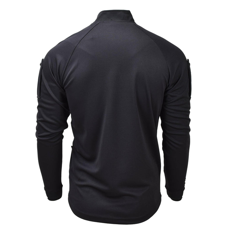 Original British military combat tactical shirts black zipped breathable NEW