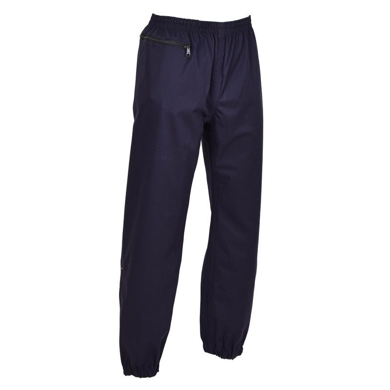 Genuine Dutch army rain pants Gore-Tex waterproof outdoor wet weather trousers