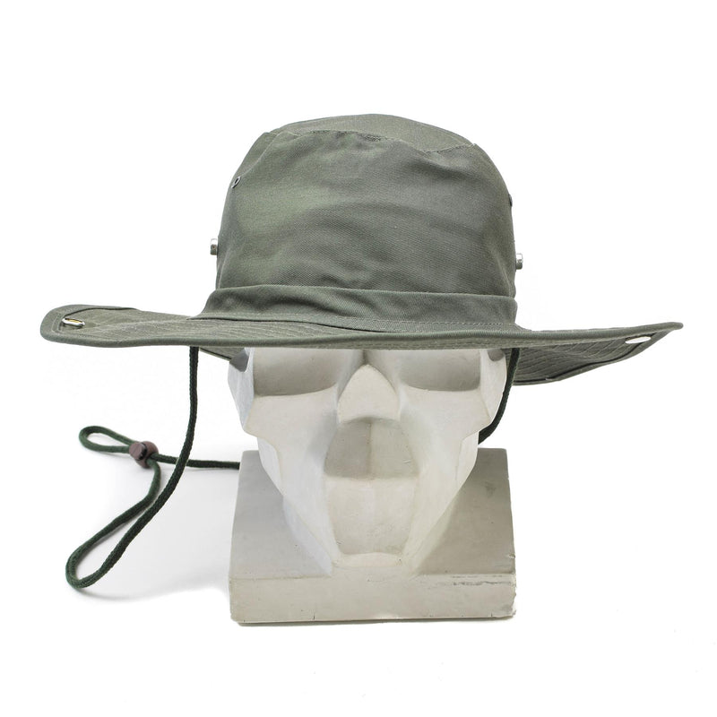 MFH Brand Military style bush hat olive summer jungle panama bucket cap NEW