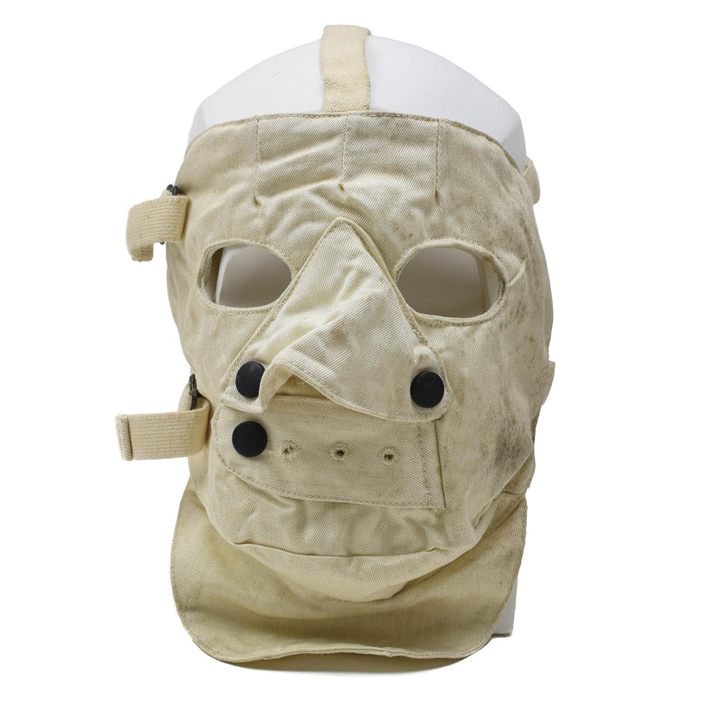 Genuine cold weather creepy facemask para-aramid adjustable creepy white cosplay