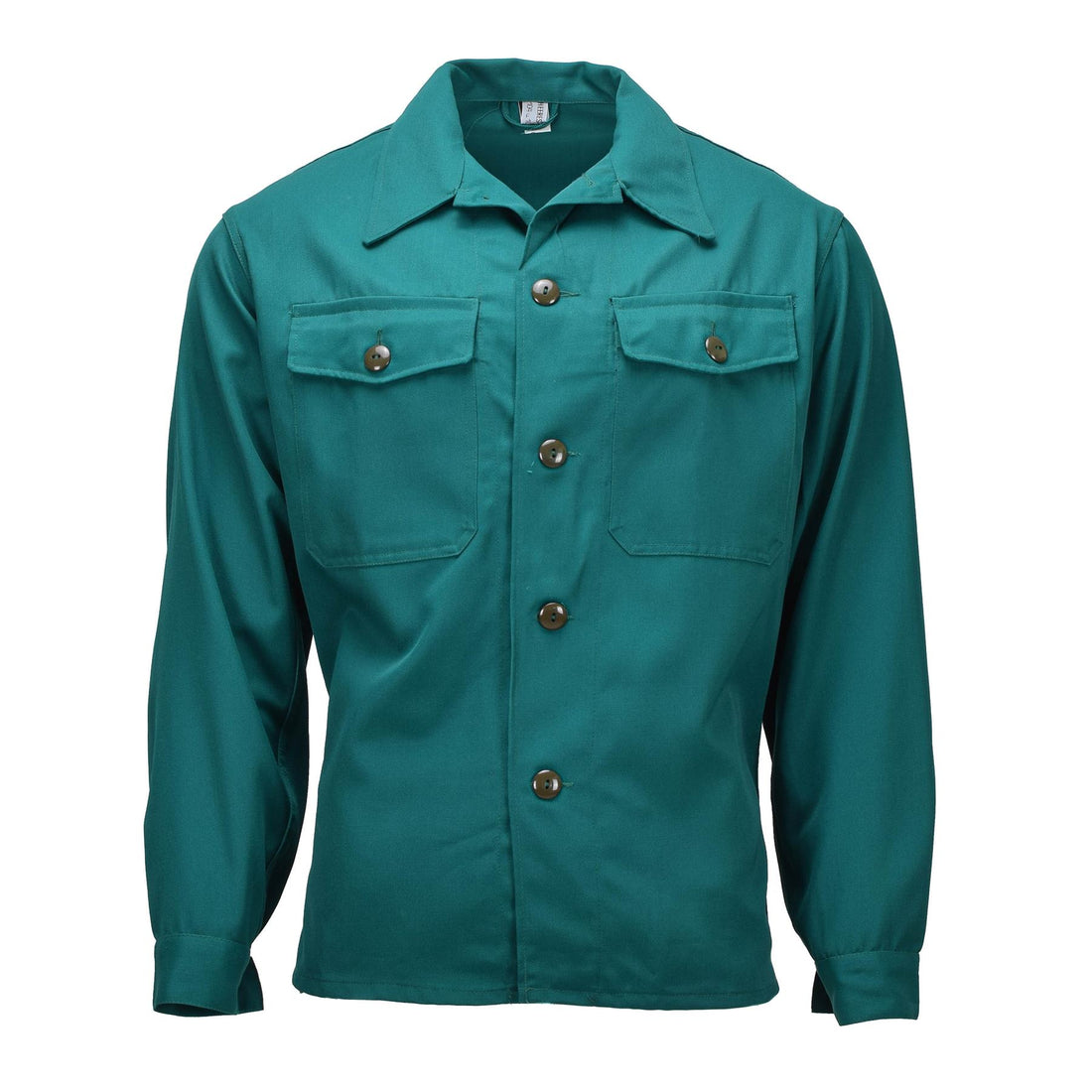 Original Austrian Military Type 75 Field Shirt Long Sleeve Workwear Green