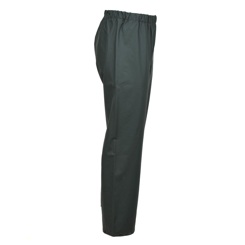 Genuine Belgian military wet weather pants waterproof outdoor olive trousers NEW