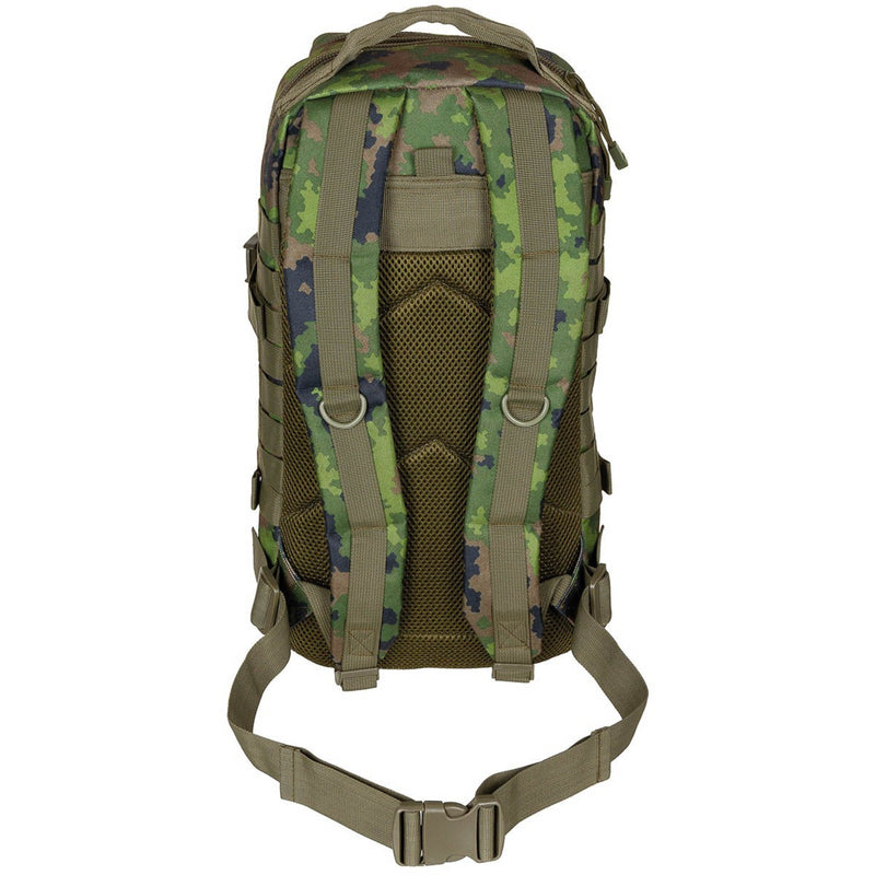MFH Assault I Tactical Backpack 30L Padded Shoulder Straps MOLLE M05 Camo