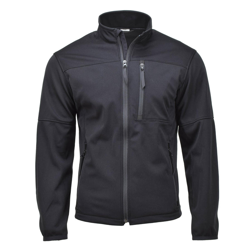 Military style windstopper jacket windproof gore-tex membrane waterproof black