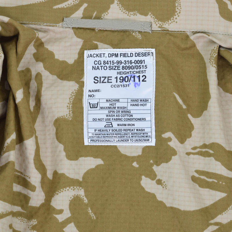 Original British army jacket smock desert camo ripstop parka military issue NEW