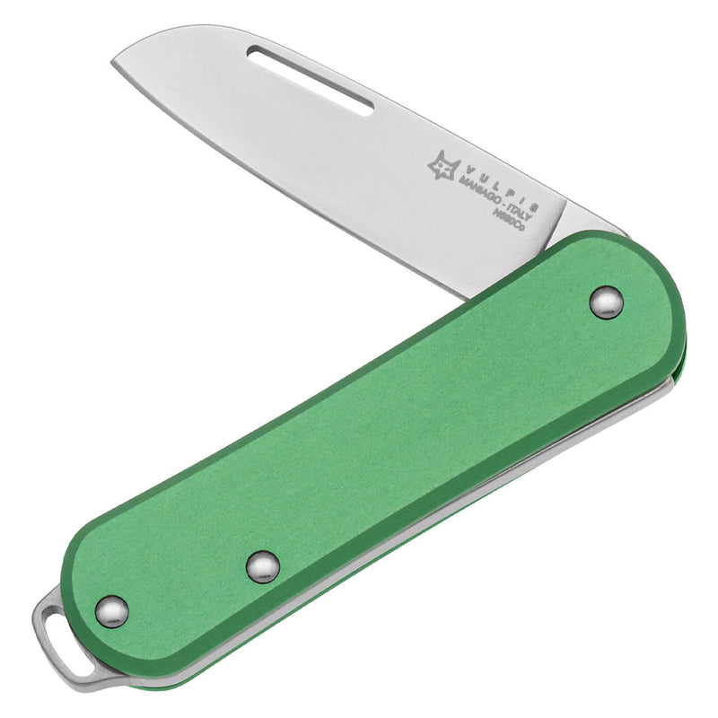 Fox Knives VULPIS FX-VP108 OD Folding Pocket Knife Stainless Steel N690Co Green