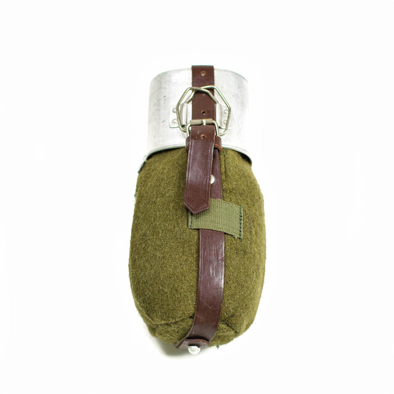 Genuine Romanian army canteen cup felt cover vintage retro Waterbottle Like new