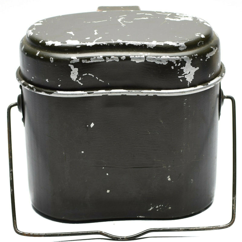 Genuine Romanian Army mess kit. Aluminium military bowler pot