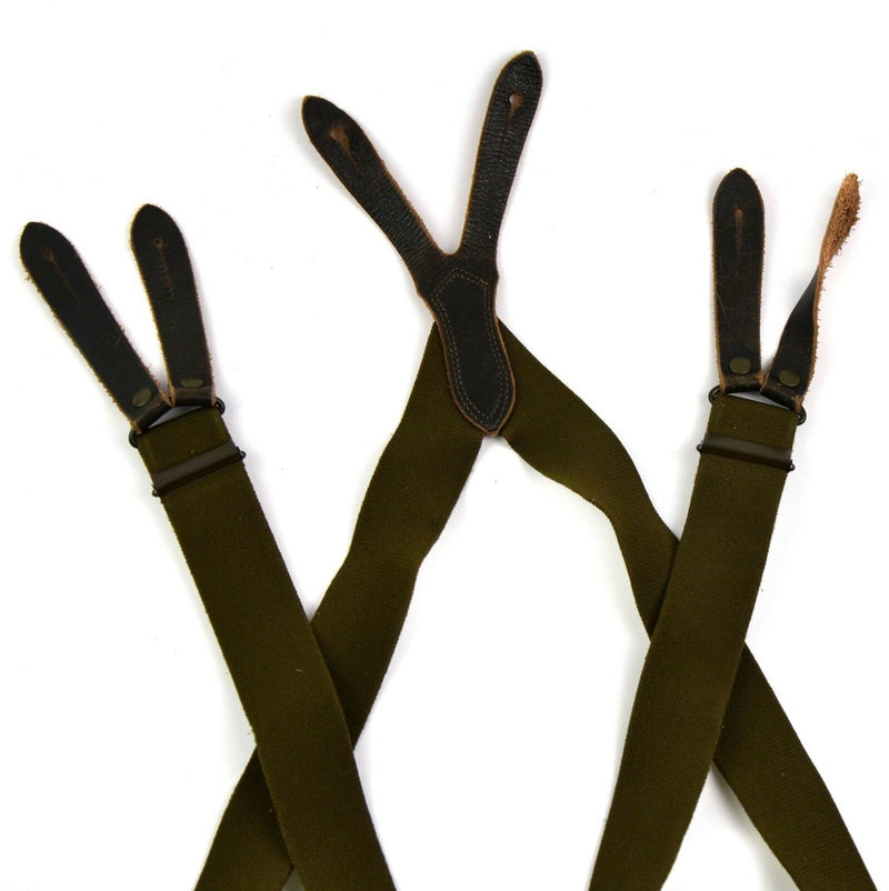 Original German Army Field suspenders trousers pants suspenders braces
