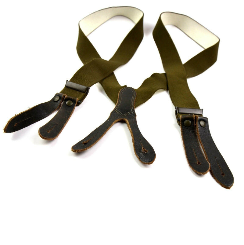 Original German Army Field suspenders trousers pants suspenders braces