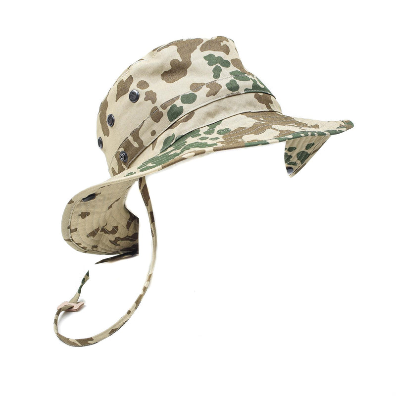 Original German Army tropical camo boonie hat camping hunting outdoor cap NEW