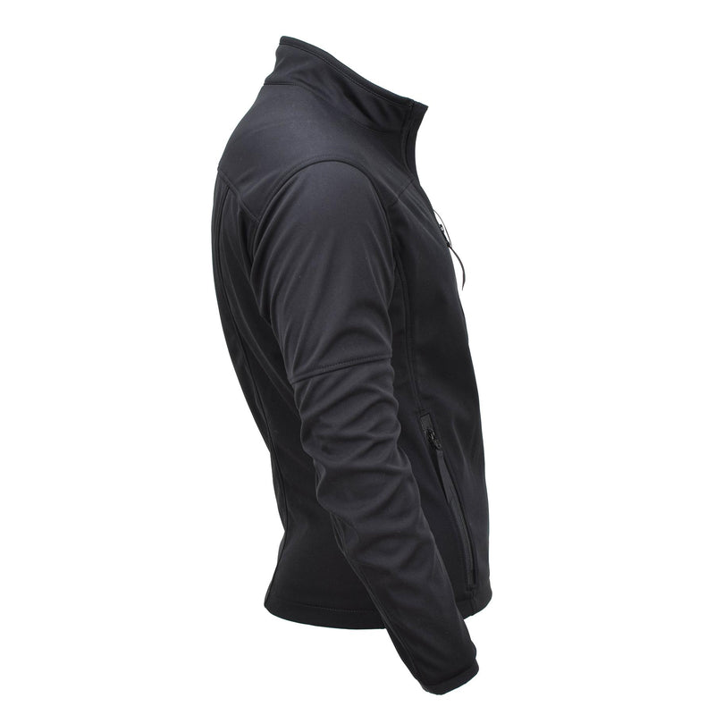 Military style windstopper jacket windproof gore-tex membrane waterproof black