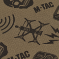 M-TAC Microfleece Neck Gaiter Drone Pattern Tactical Outdoor Scarf Tan