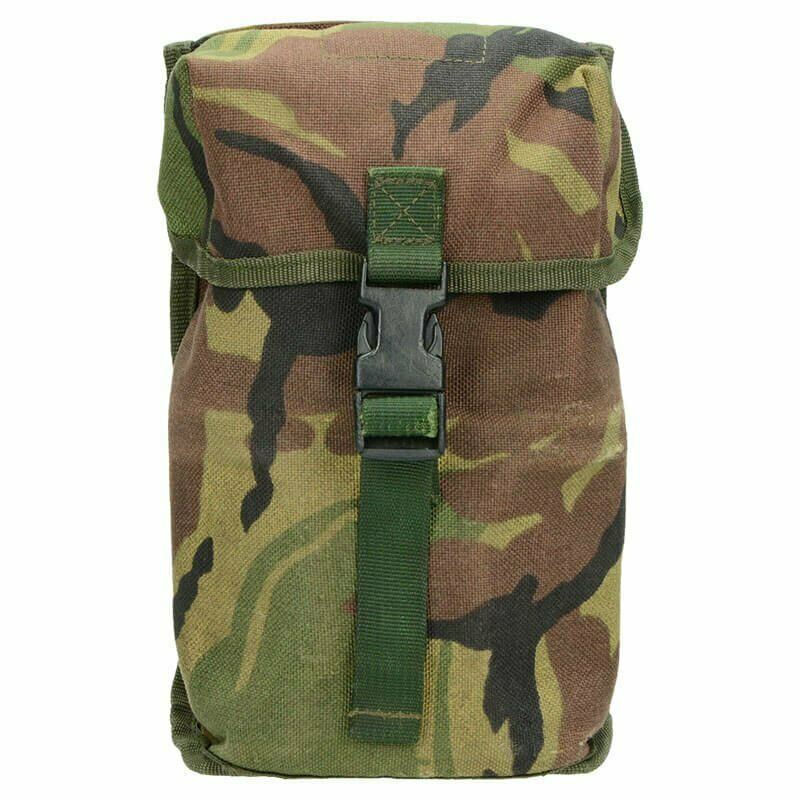 Genuine Dutch Army Canteen w pouch & stainless steel cup DPM camouflage MOLLE