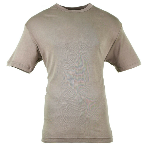 Genuine Austrian army T-shirt Grey cotton shirt short sleeves military issue NEW