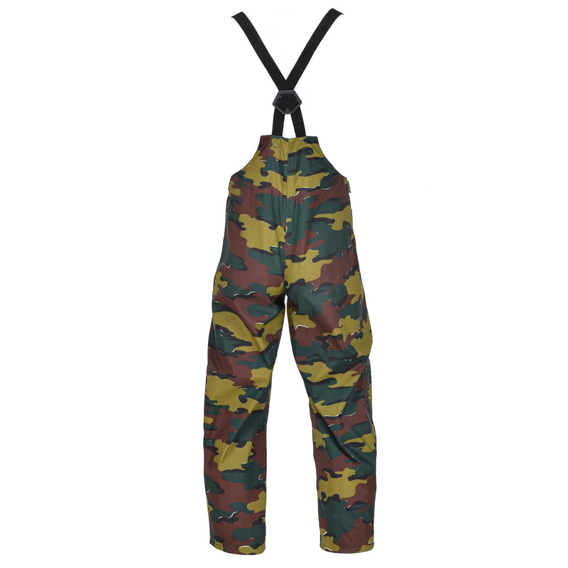 Original Belgian Military waterproof pants jigsaw camo seyntex rain trousers