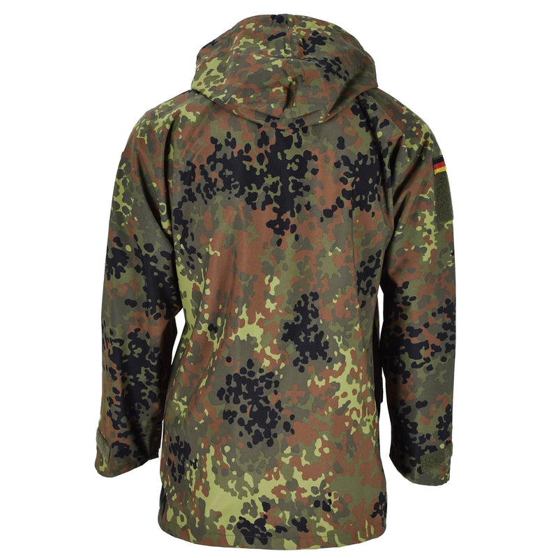 Mil-Tec brand German army field Jacket GoreTex Flecktarn camo waterproof rain