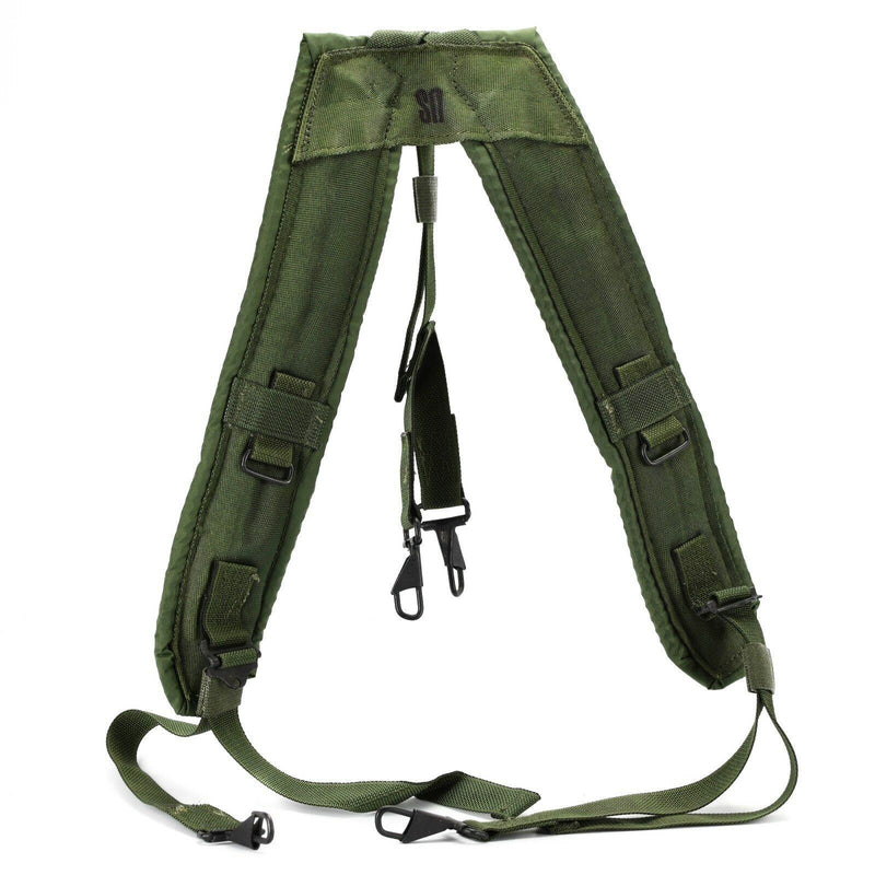 Original U.S army webbing system web suspenders belt LC-2 military pistol green