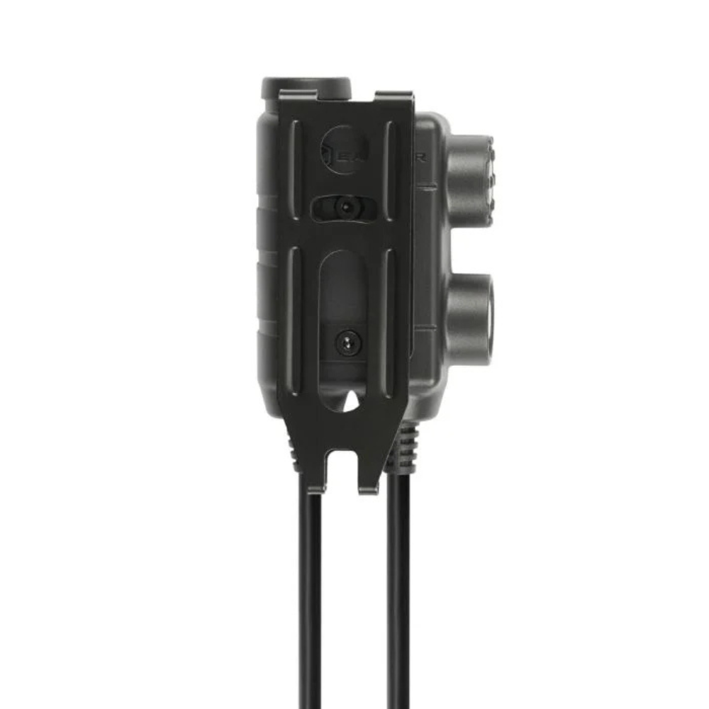 Earmor Dual PTT Adapter Kenwood Baofeng 2 Pin Wired Tactical Headset Black