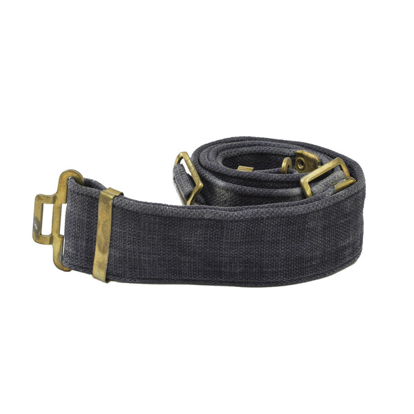 Original British Military webbing tactical belt troops combat quick release Blue