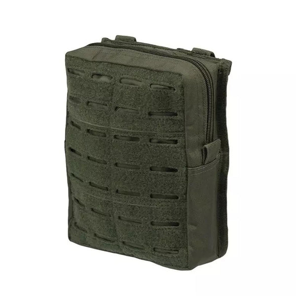 MIL-TEC laser cut tactical belt pouch field utility case molle large bag olive