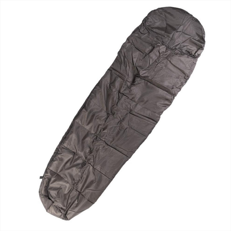 MIL-TEC COMMANDO Sleeping Bag 225cm 2 Way Zipper Left Side Lightweight