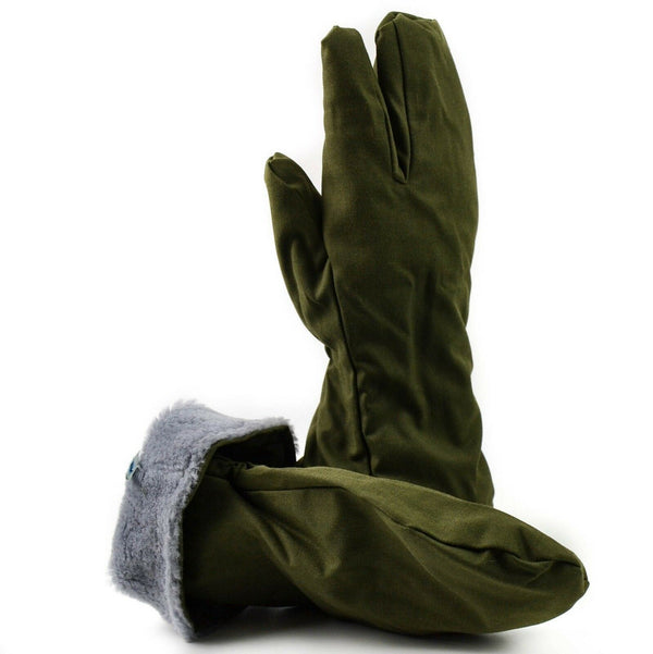 Original Czech army winter mittens gloves. Czech military Trigger mittens