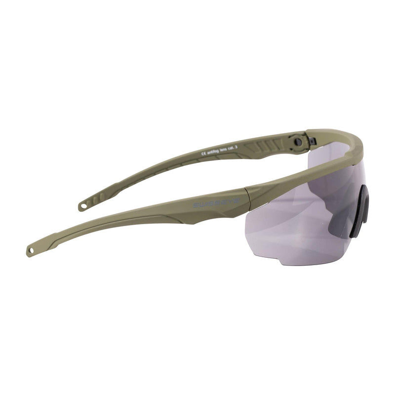 SWISS EYE Safety glasses anti-fog UV protection adjustable angle goggles Olive