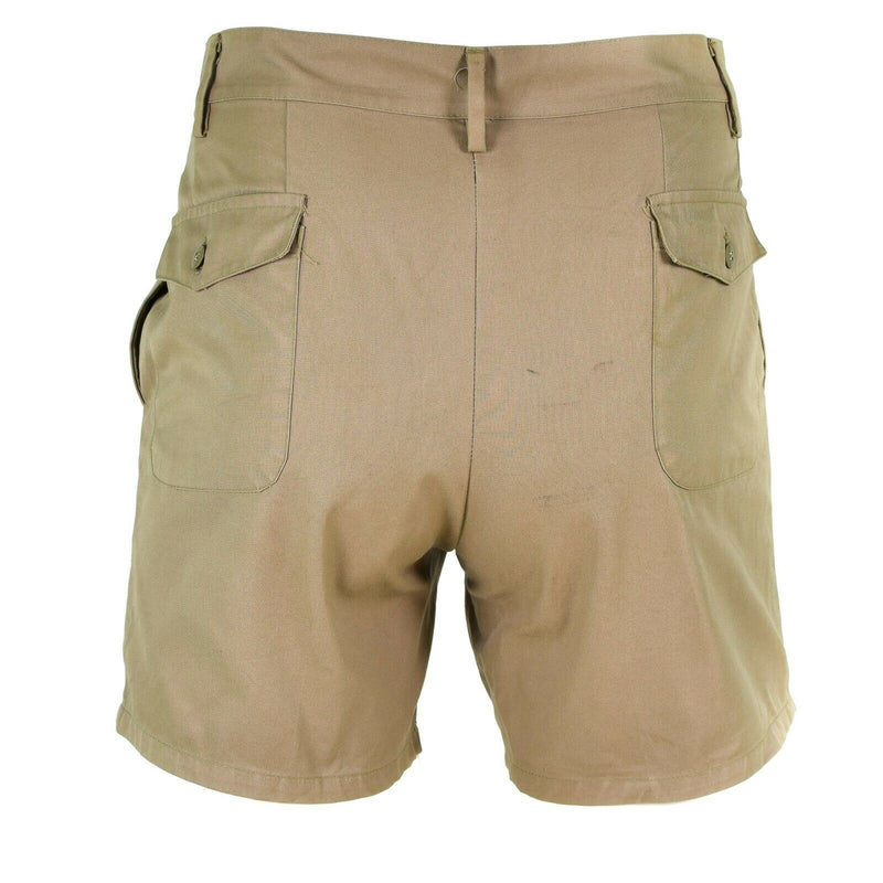 Genuine Italian army shorts Khaki Chino Military combat field bermuda BDU