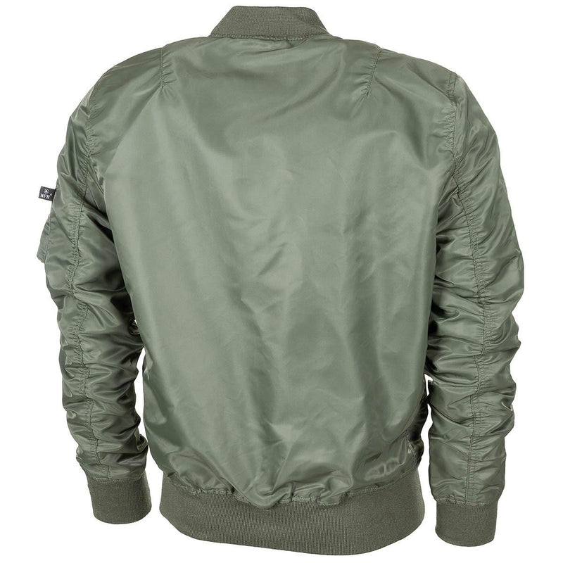U.S. Military style jacket bomber MA1 windproof olive airforces crew uniform NEW
