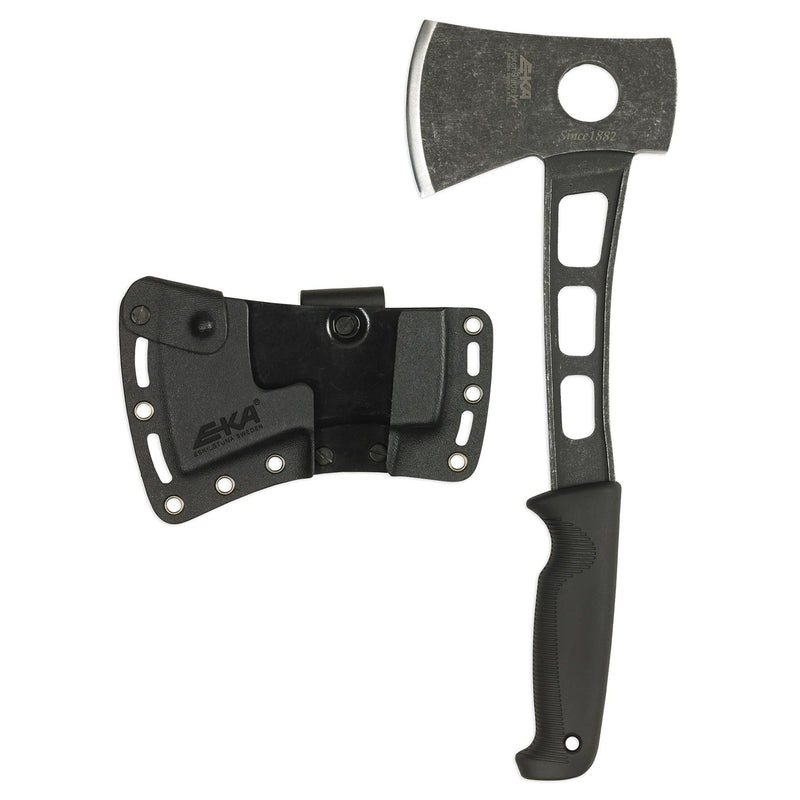 EKA Brand EKA HatchBlade W1 hand axe lightweight black G10 handle 12C27 steel